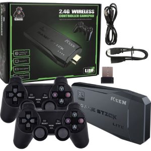 Consola Keen Game Stick Lite 4K Ultra HD con 2 Controles
